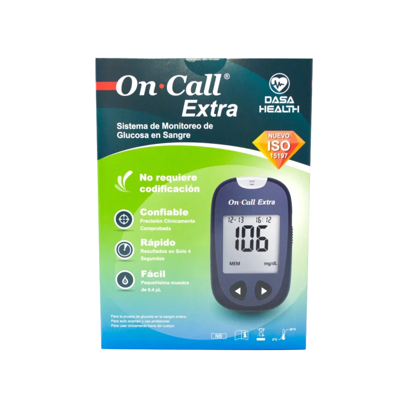 GLUCOMETRO KIT DE INICIO COMPLETO ON CALL DASA