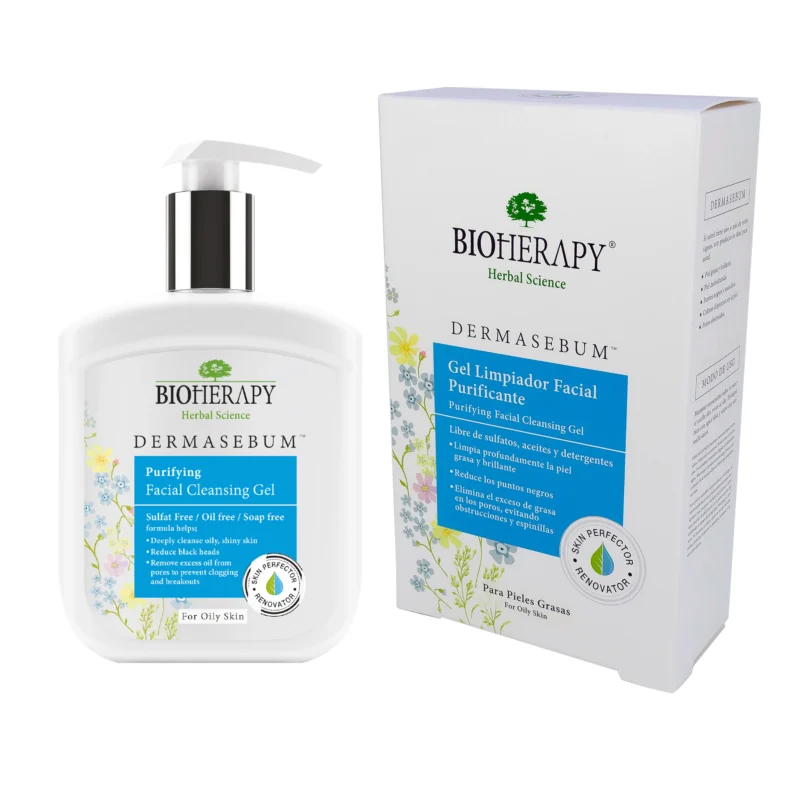 BIOHERAPY DERMASEBUM PURIFIYING FACIAL CLEANSING GEL, 250 ML