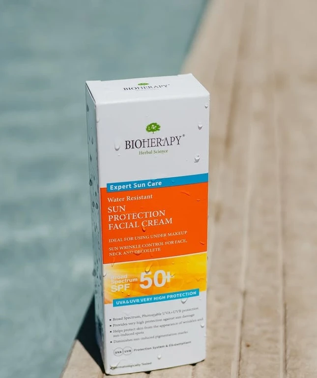 BIOHERAPY SUN PROTECTION FACIAL CREAM SPF 50+, 75 ML