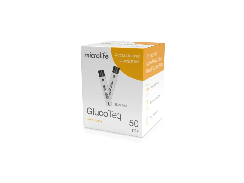 TIRAS REACTIVAS x 50 GLUCOTEQ MICROLFE